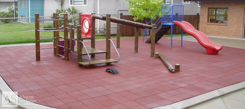 Fall-Rated Rubber Tile Surfaces for Playgrounds
