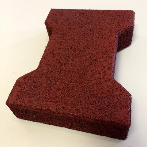 Regupol® Full Rubber Pavers (Red)