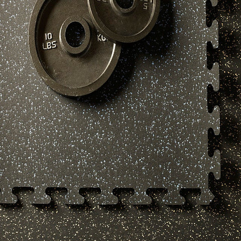 Interlocking Rubber Flooring Tiles for Home Gym Kit