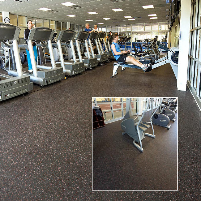 Rubber flooring best sale for treadmill